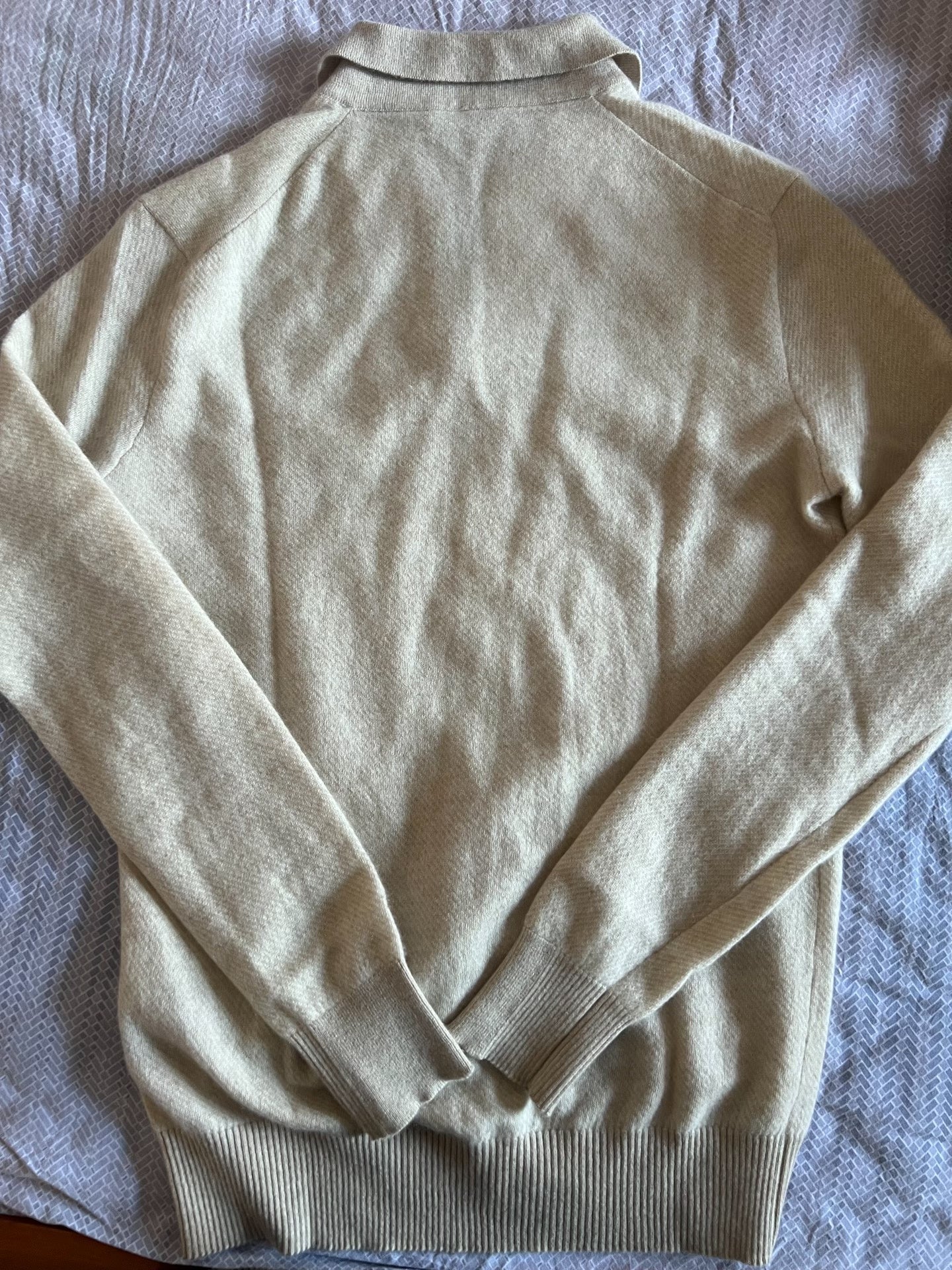 Loro Piana Men's Buttonless Cashmere Polo