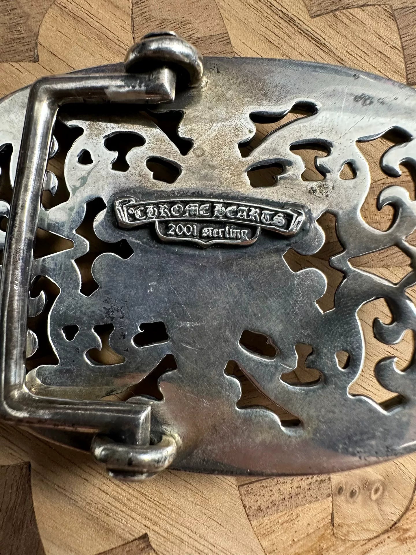 Chrome Hearts Oval Star Belt Buckle
