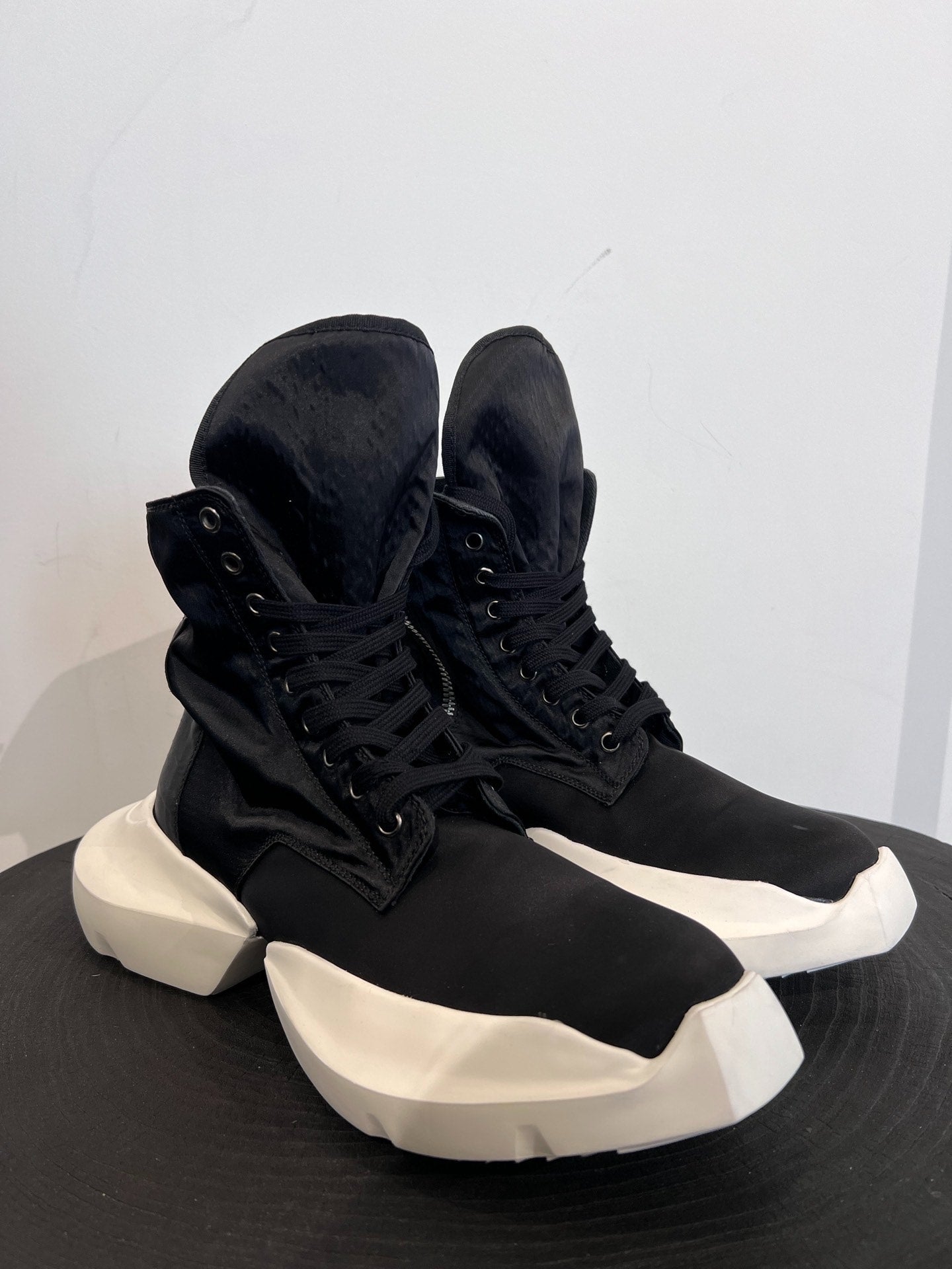 Rick Owens Drkshdw Nylon Mid-Top Sneakers