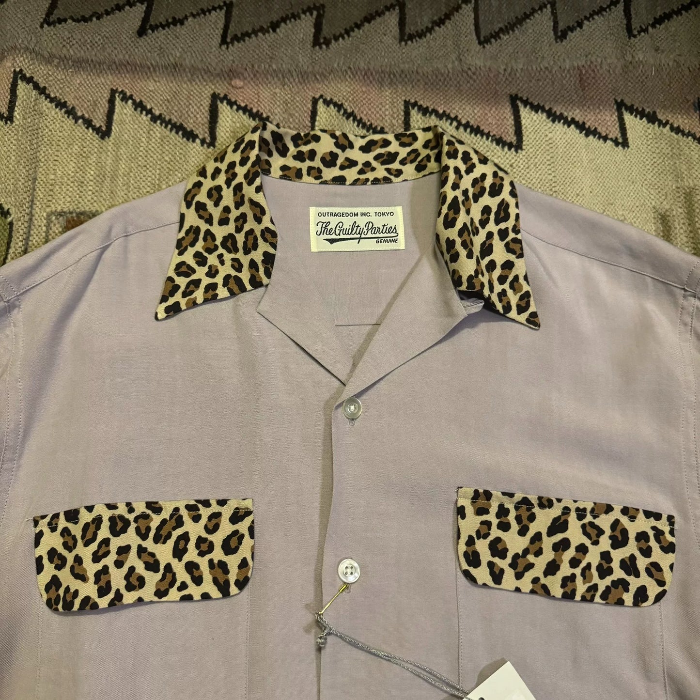 Wacko Maria Leopard Print Shirt
