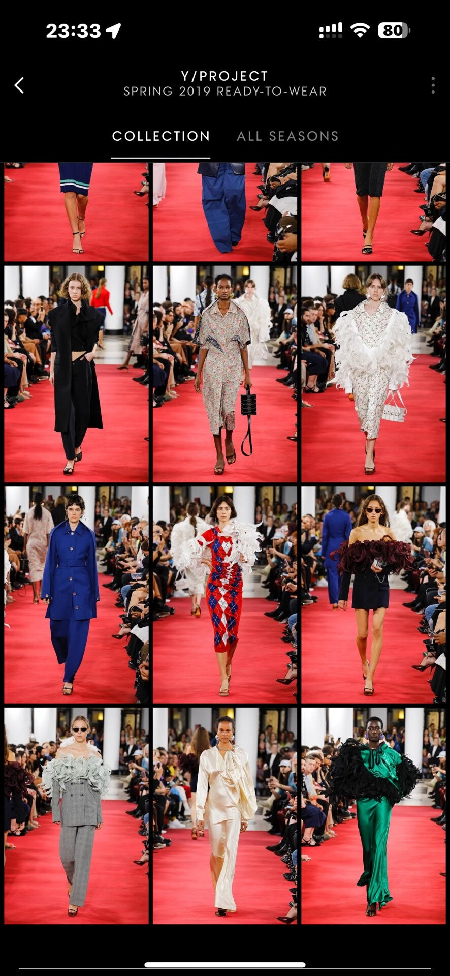 y project Wrinkled Layered Silk Pants