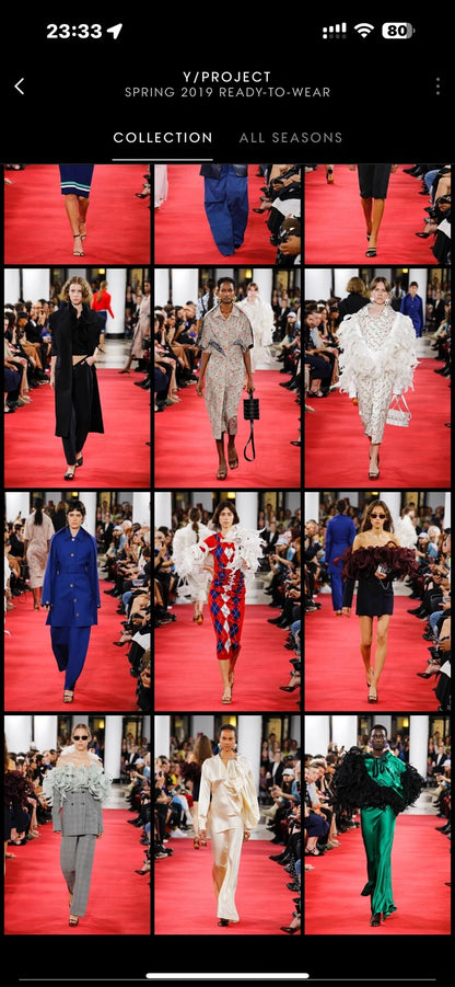 y project Wrinkled Layered Silk Pants