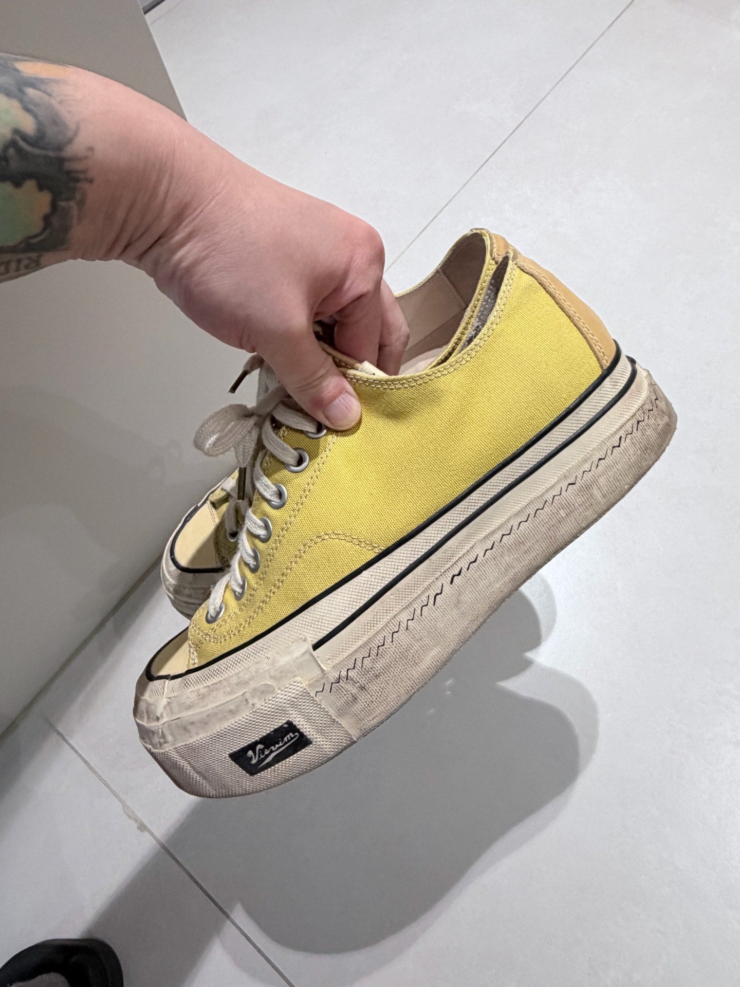 Visvim Thick-Soled Canvas Shoes
