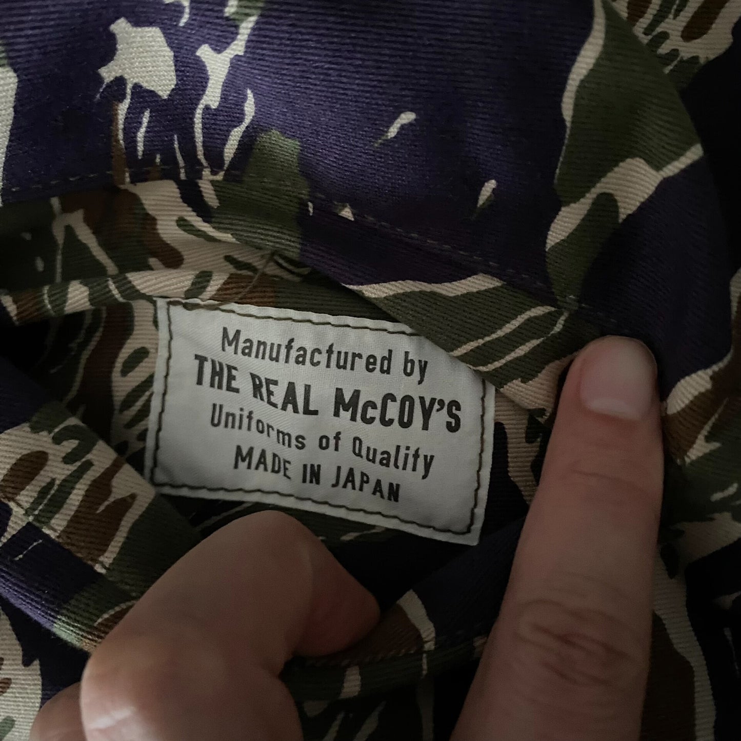 The Real McCoy's Tiger Camouflage Jacket