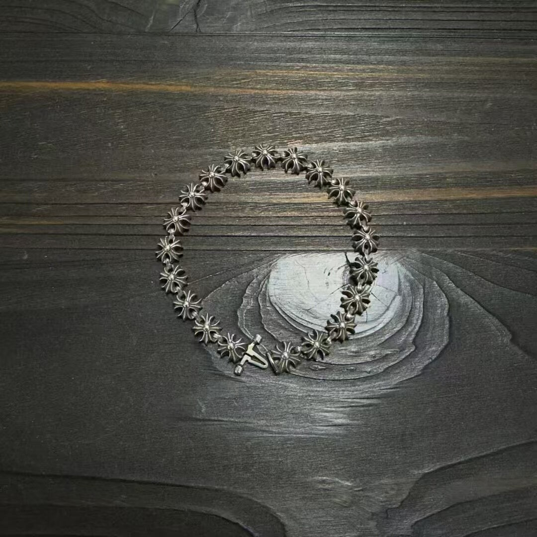 Chrome Hearts TinyePlus Silver Bracelet