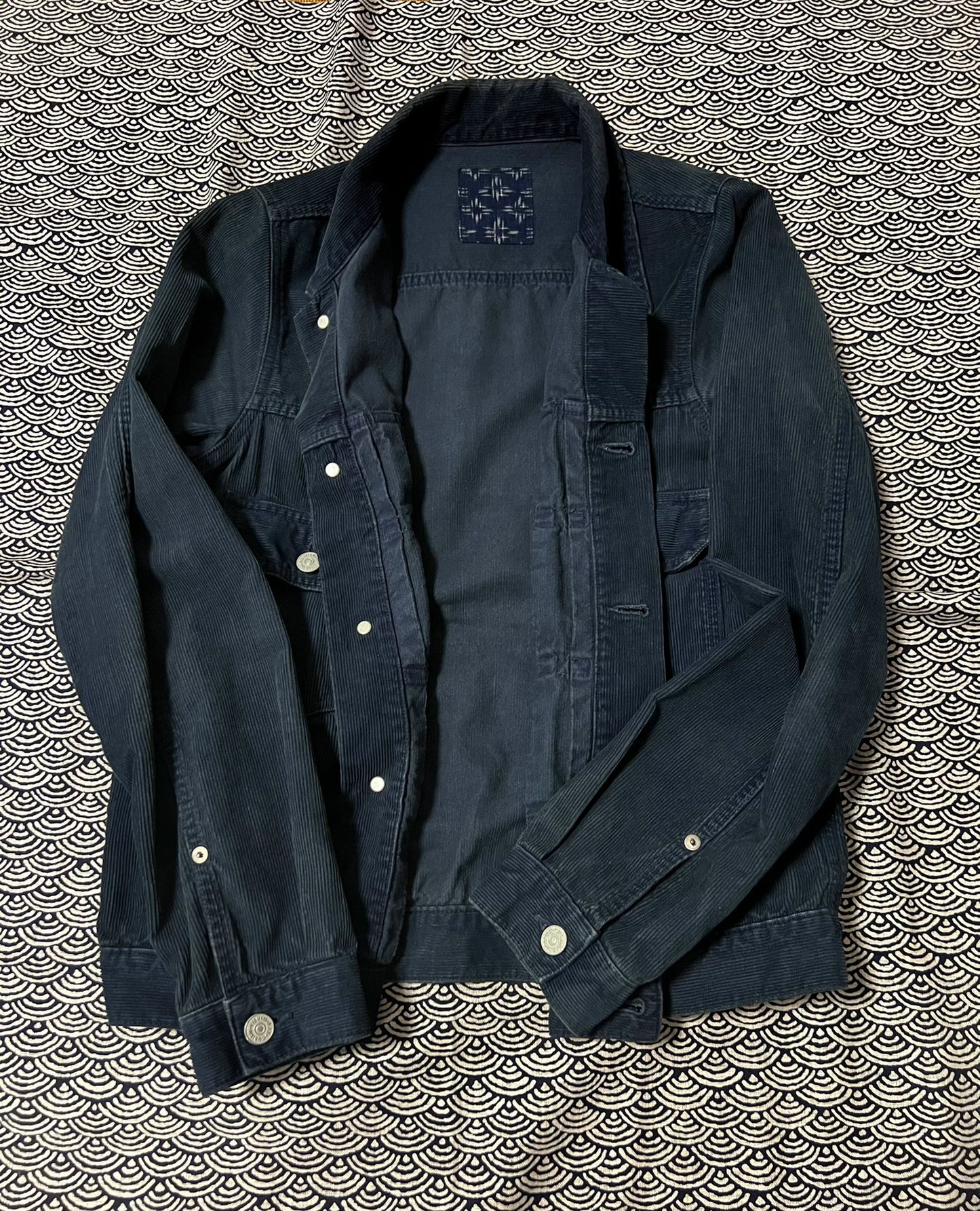 Visvim Corduroy Blue Bandana Jacket