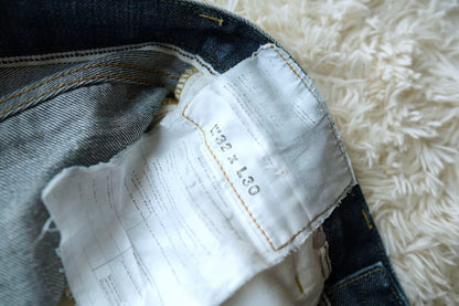 visvim 04 Nonwash Black Snakeskin Jeans