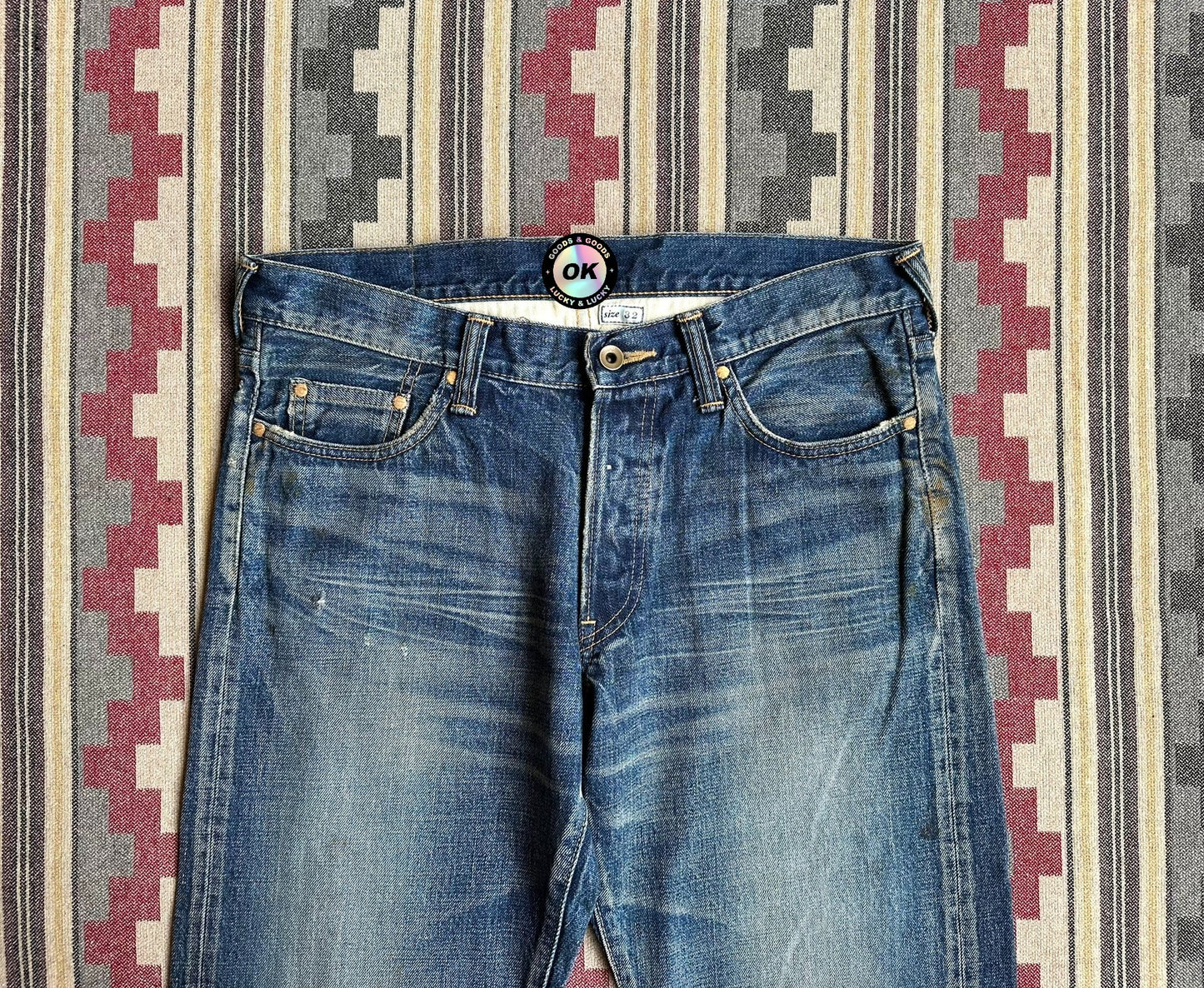 Prps Noir Heavy Washed Splatter Distressed Jeans