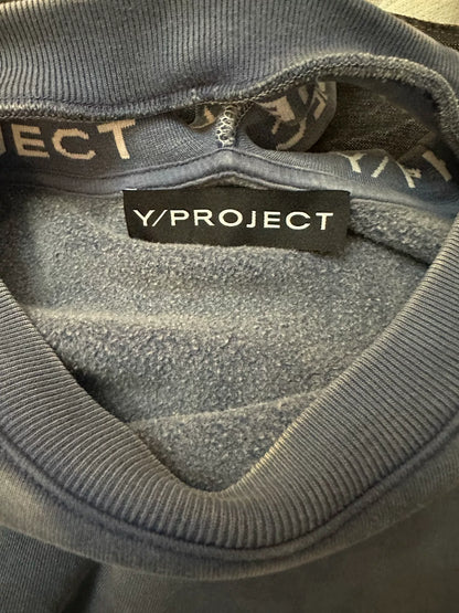 y/project oversized crewneck sweatshirt