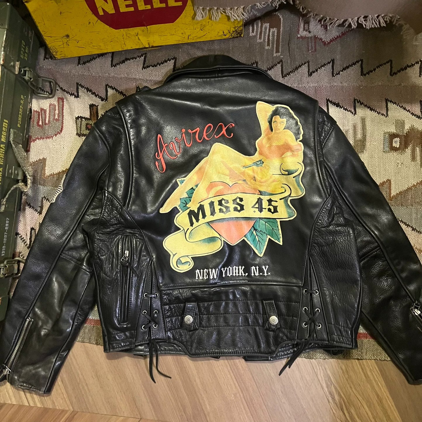 90s vintage Avirex Riders Jacket