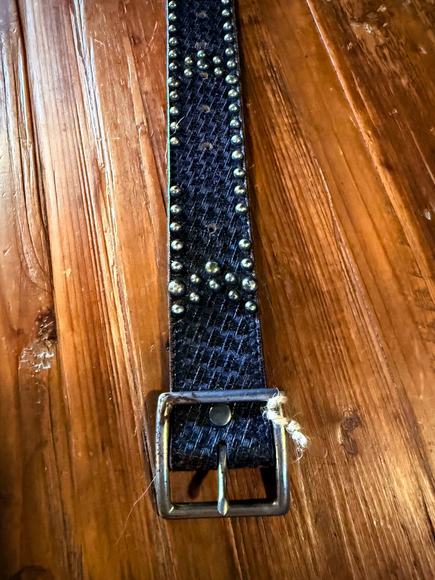Ralph Lauren Black Rivet Belt