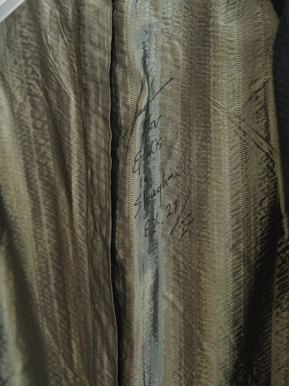 black and white artisanal jacket by geoffrey b.small