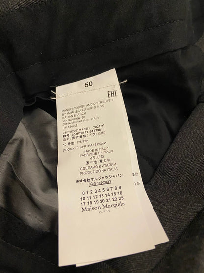 maison margiela black suit set