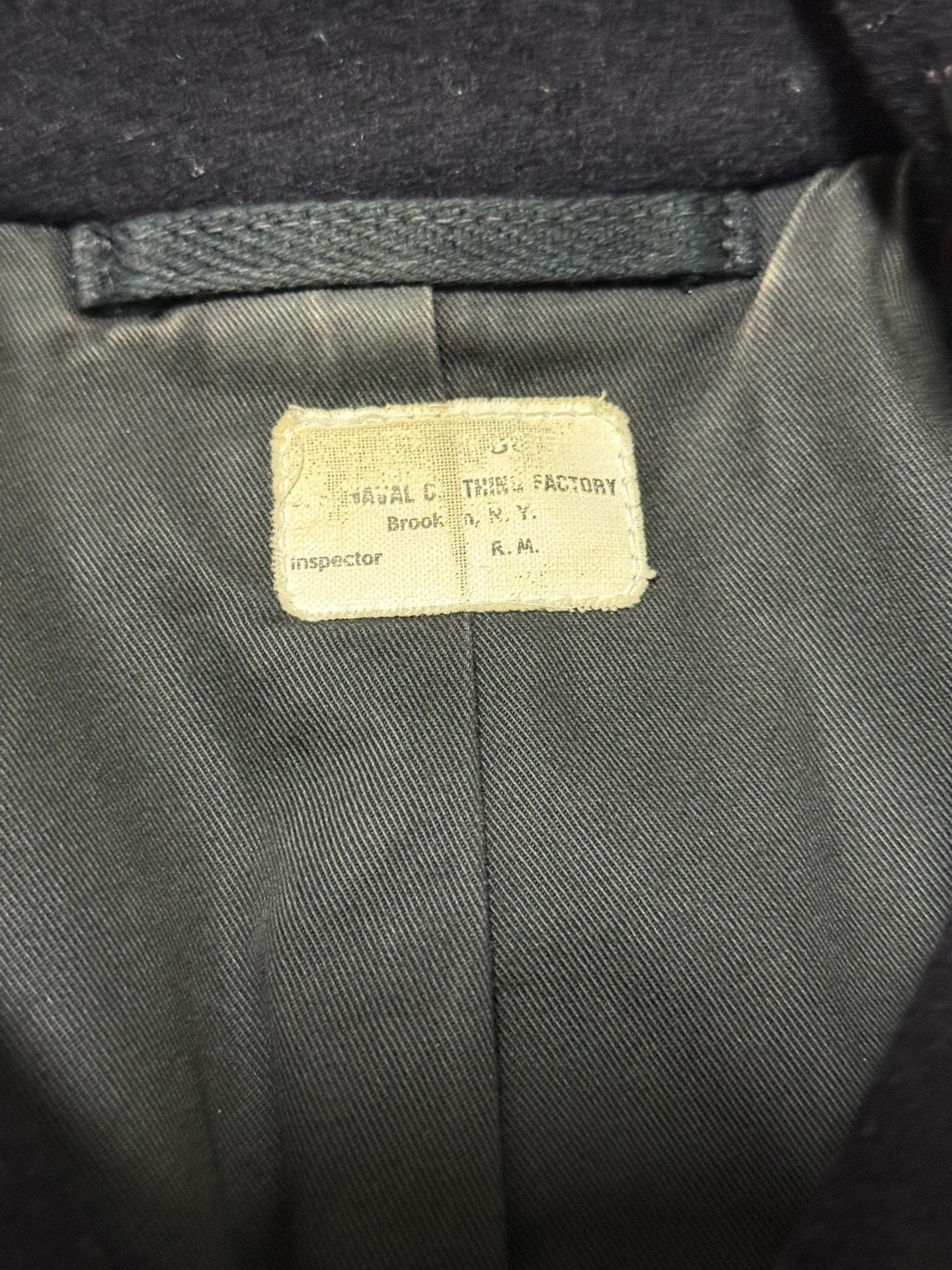 The Real McCoy's Wool Peacoat