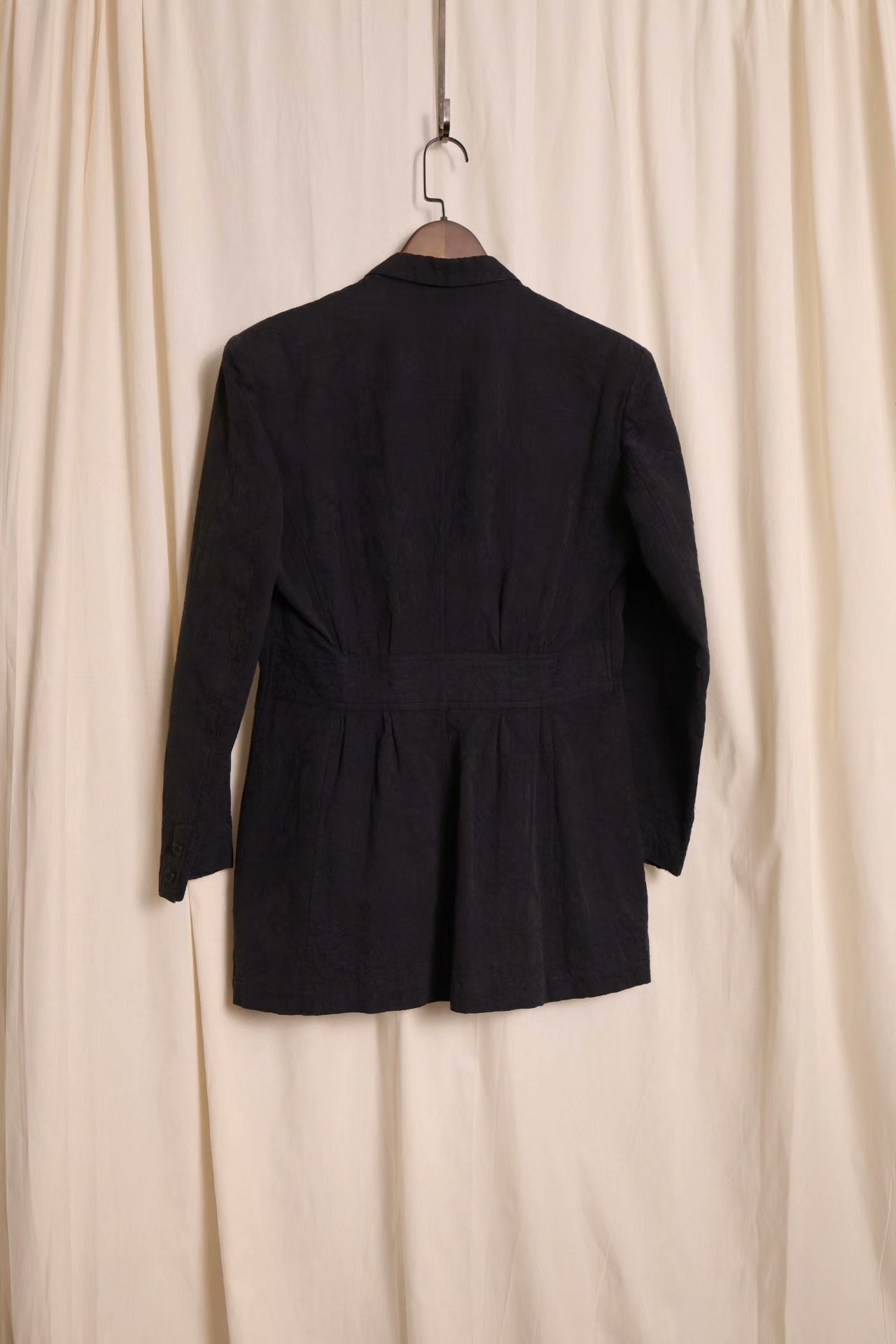 Moldyfig by Yohji Yamamoto Jacquard Belted Jacket