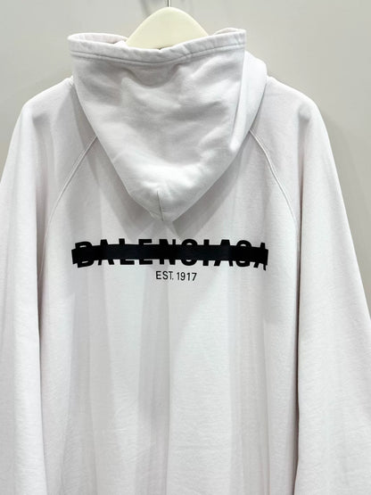 balenciaga cap sleeve hoodie size 2