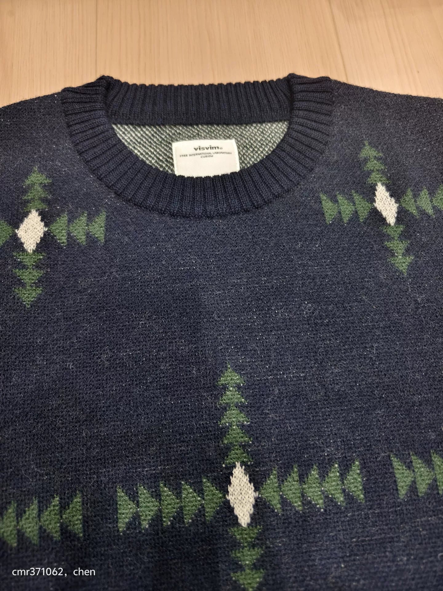 Visvim 18AW Vintage Jacquard Knit Blanket