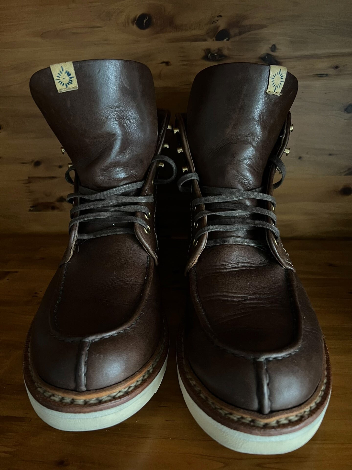 visvim Armiger Folk Brown Leather Boots