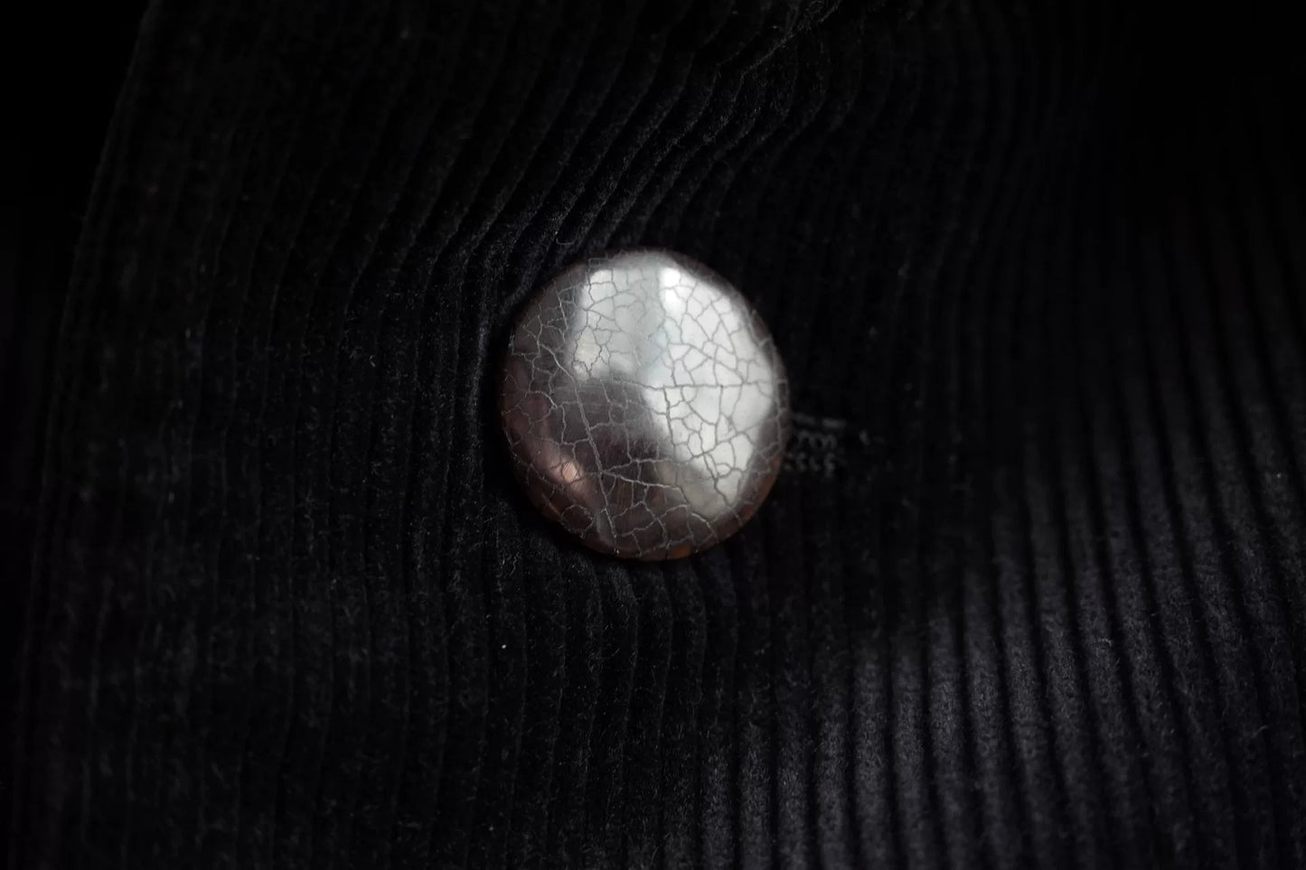 Yohji Yamamoto Black Corduroy Long Jacket