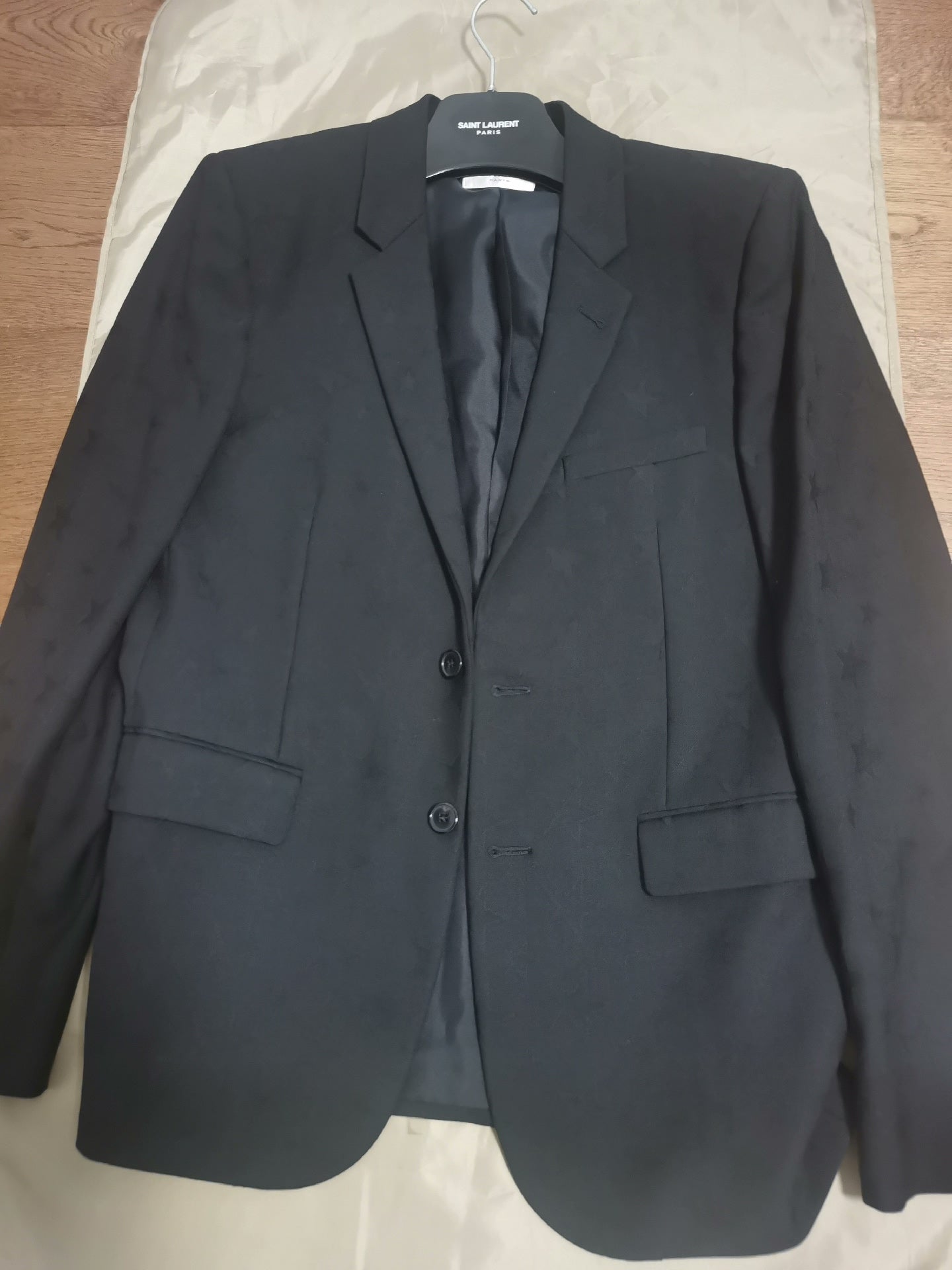 Saint Laurent Paris Star Pattern Blazer
