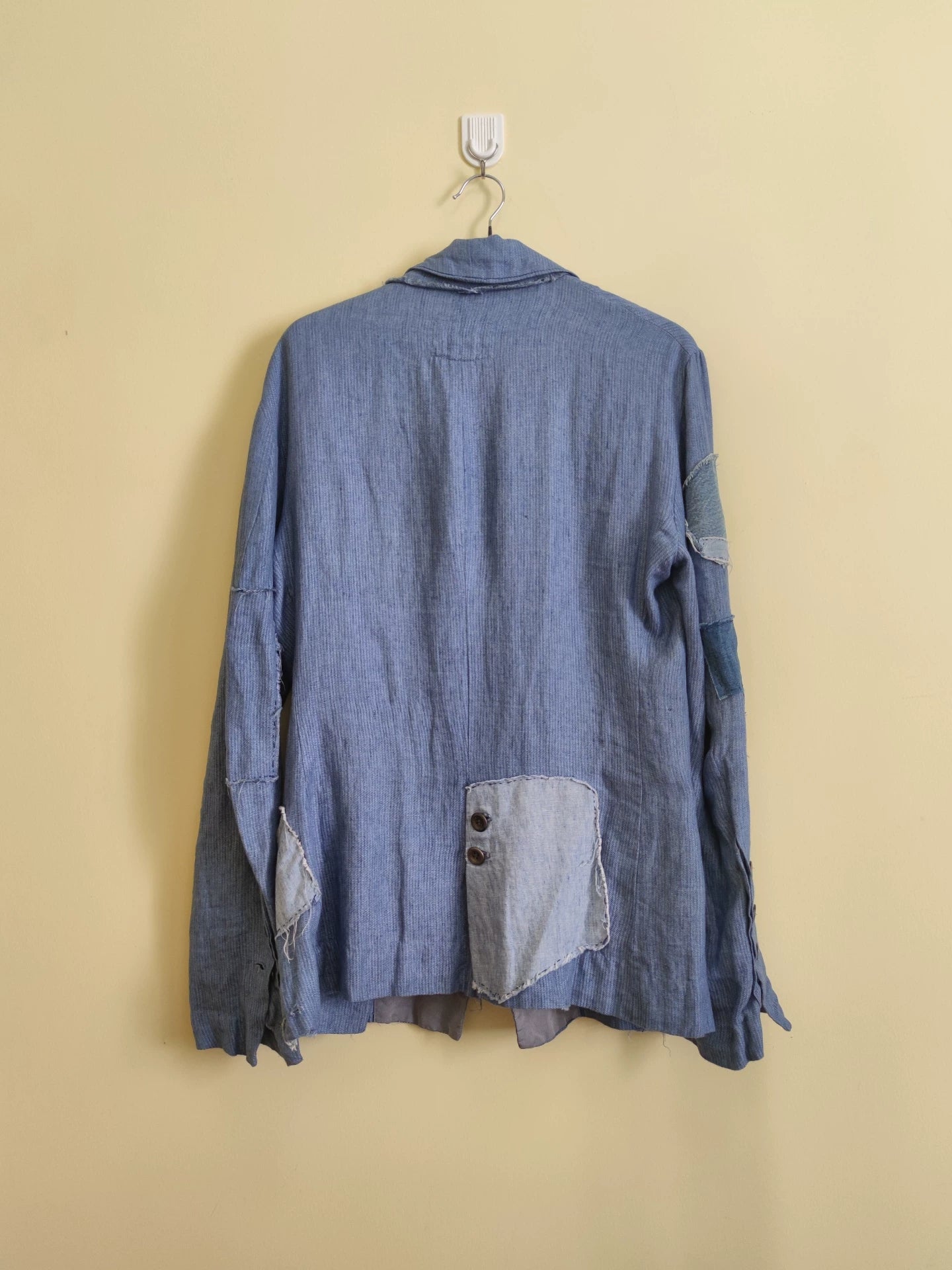 Greg Lauren Craftsmanship Denim Blazer