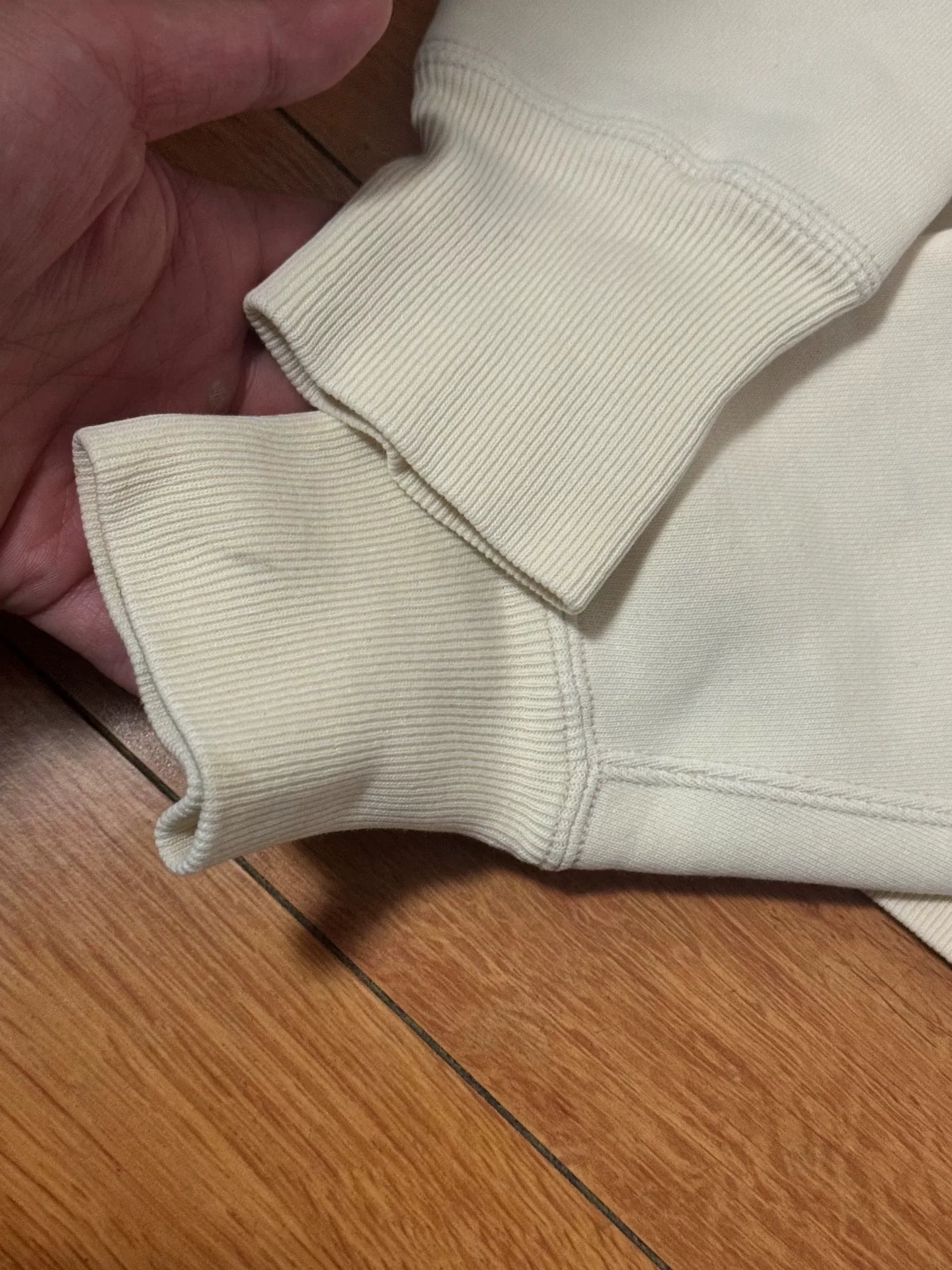 Freewheelers Lightweight Cream Hoodie