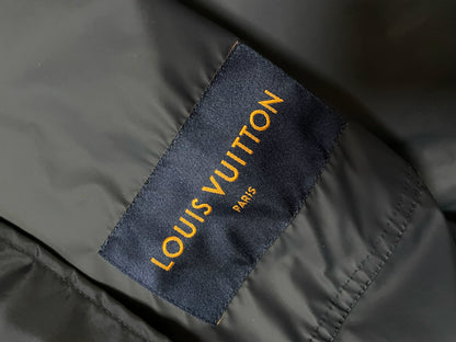 louis vuitton waterproof outdoor jacket in navy