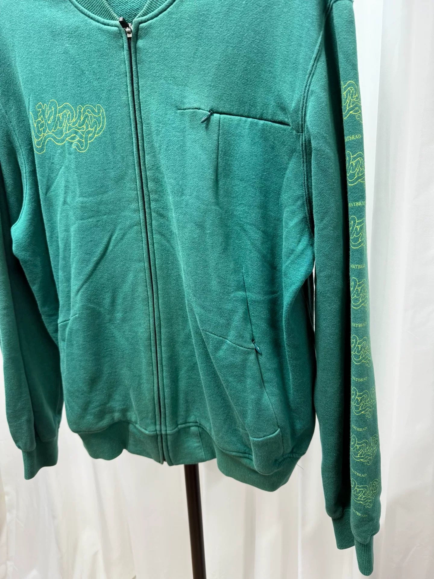 undercover cotton jacket with unique graphic design