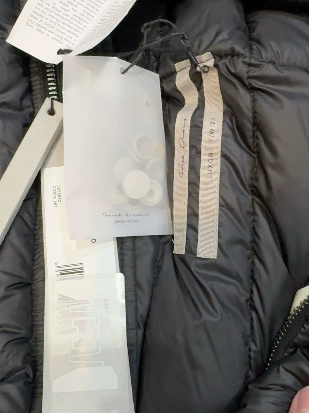 Rick Owens Gimp Vest with Detachable Collar