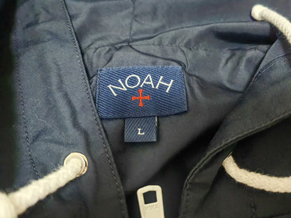 noah colorblock pattern windbreaker jacket