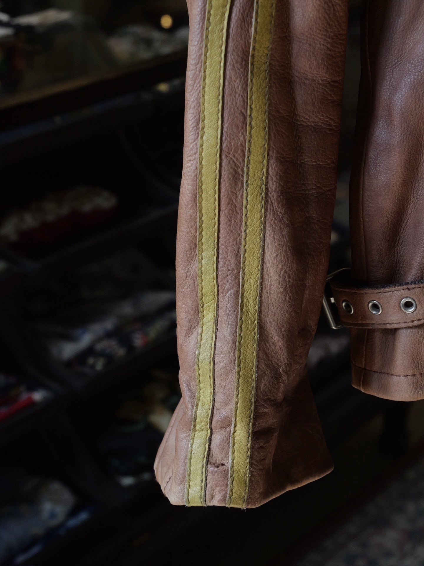 Schott Cowhide Caferacer Motorcycle Jacket