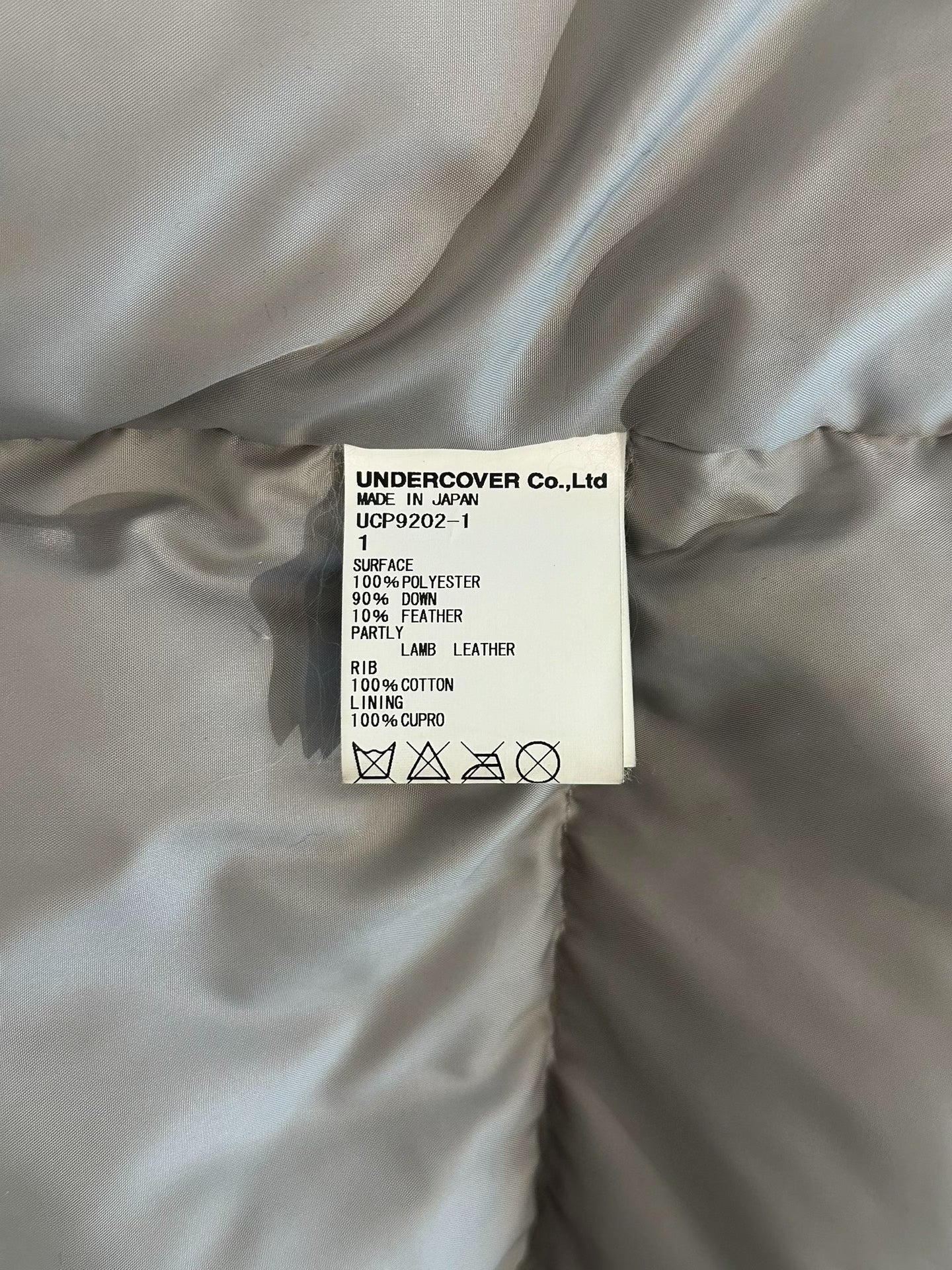 Undercover Sheepskin Sleeves Down Jacket