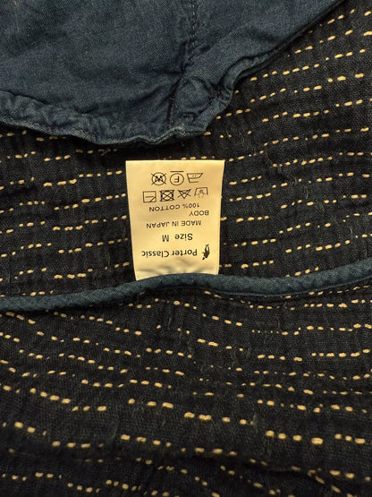 Porter Classic Indigo Corduroy Jacket Coat