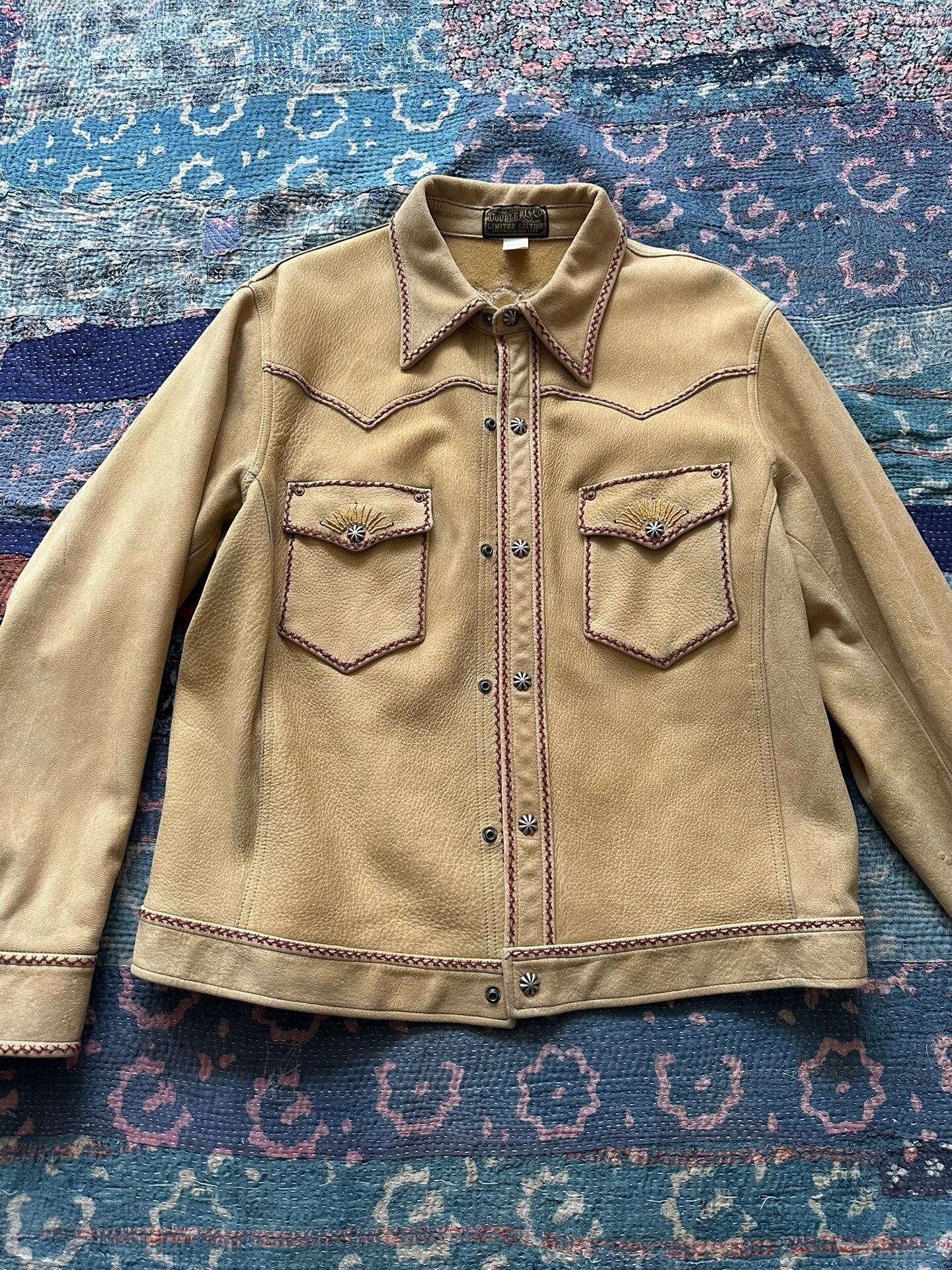 rrl limited edition suede leather jacket