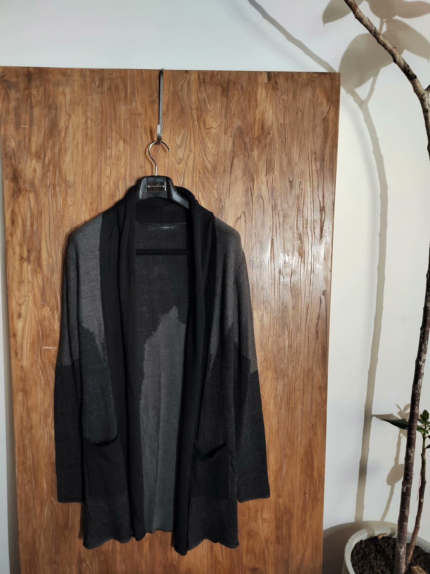 Yukio Mishima Black Knit Cardigan