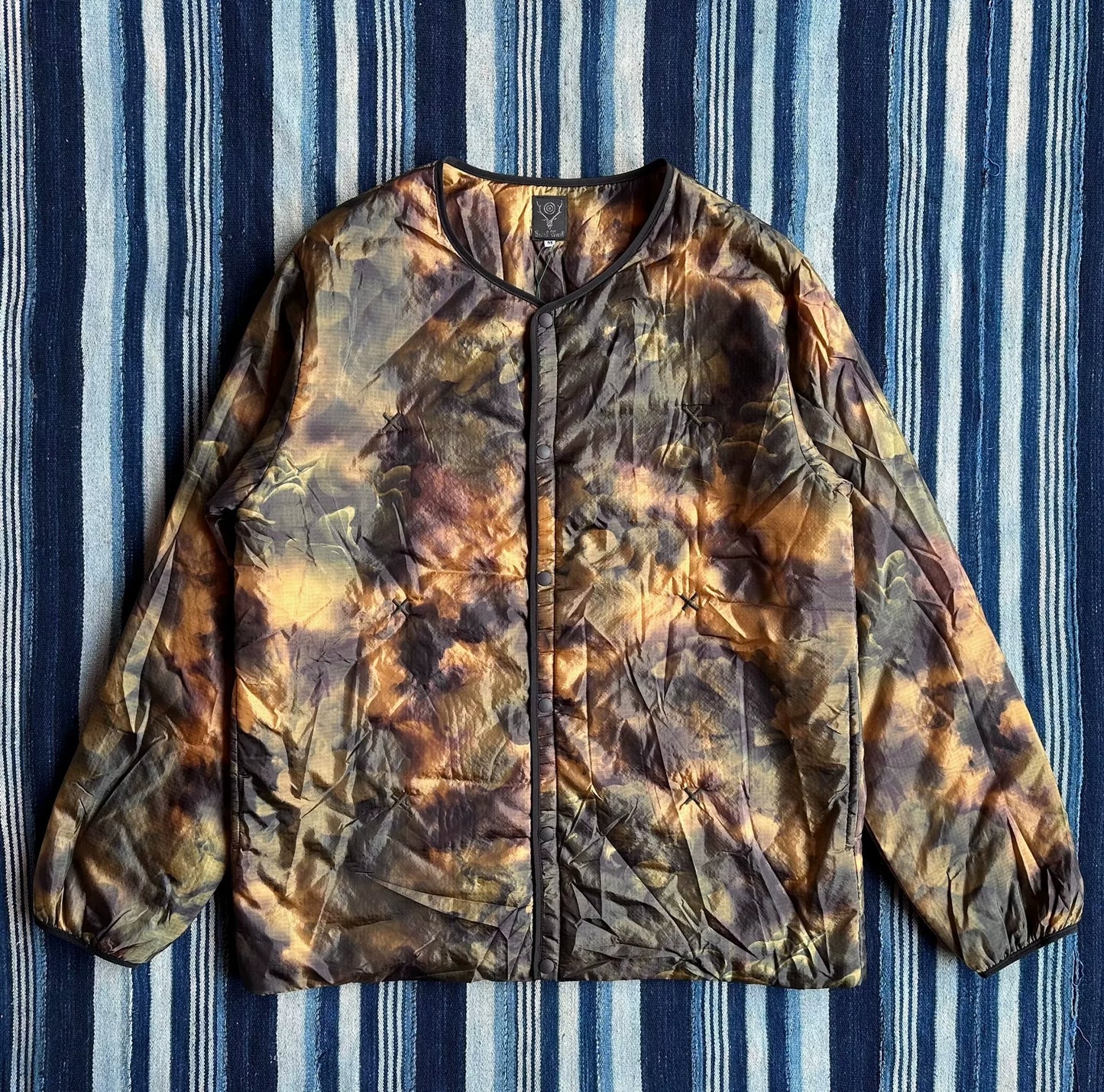 lightweight camouflage filling jacket for layering