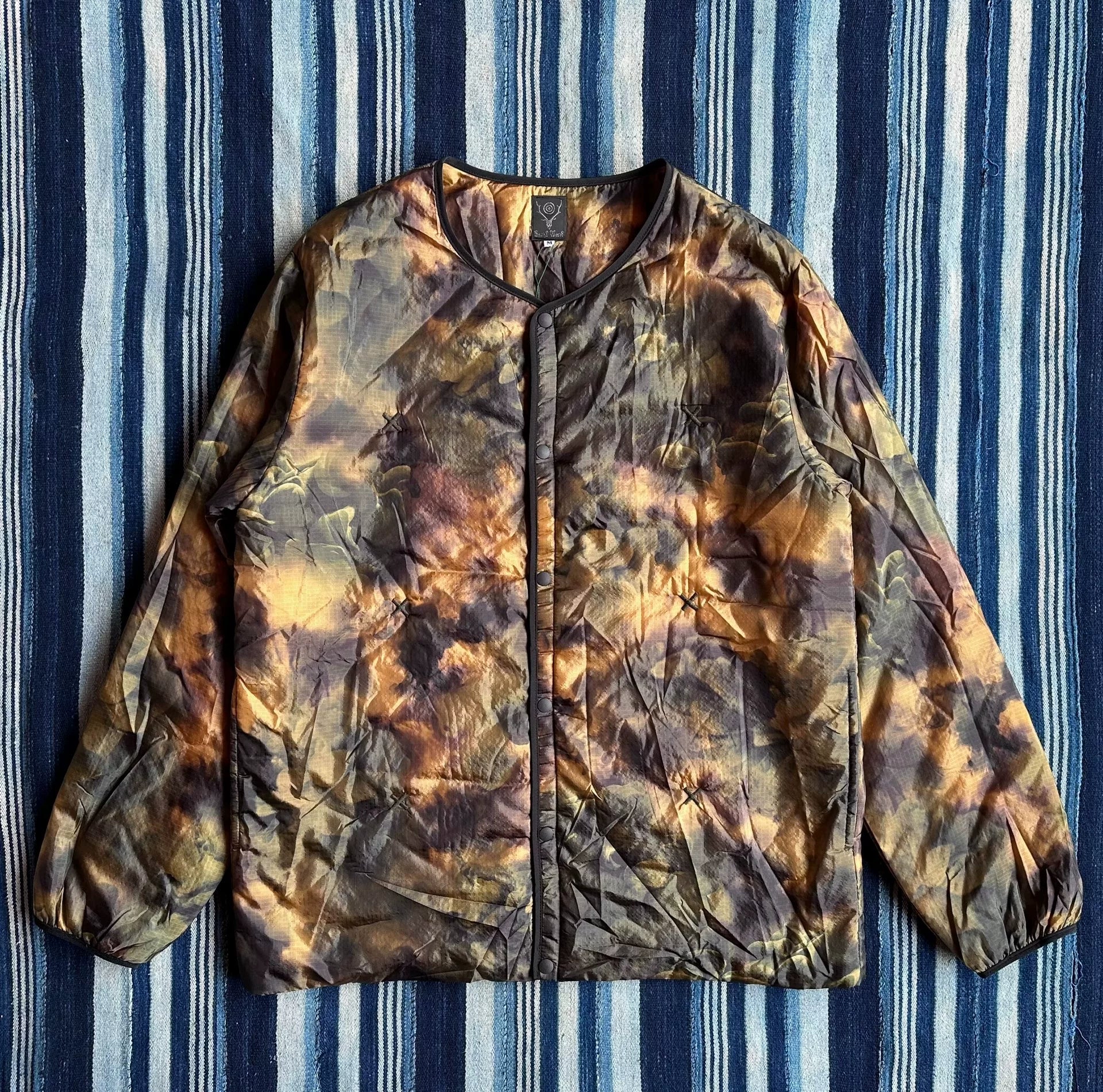 lightweight camouflage filling jacket for layering