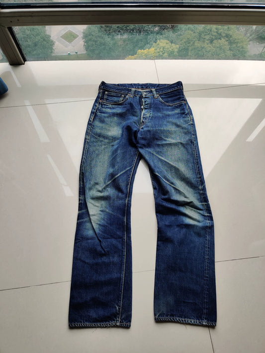 bootleggers skull graphic jeans size 32