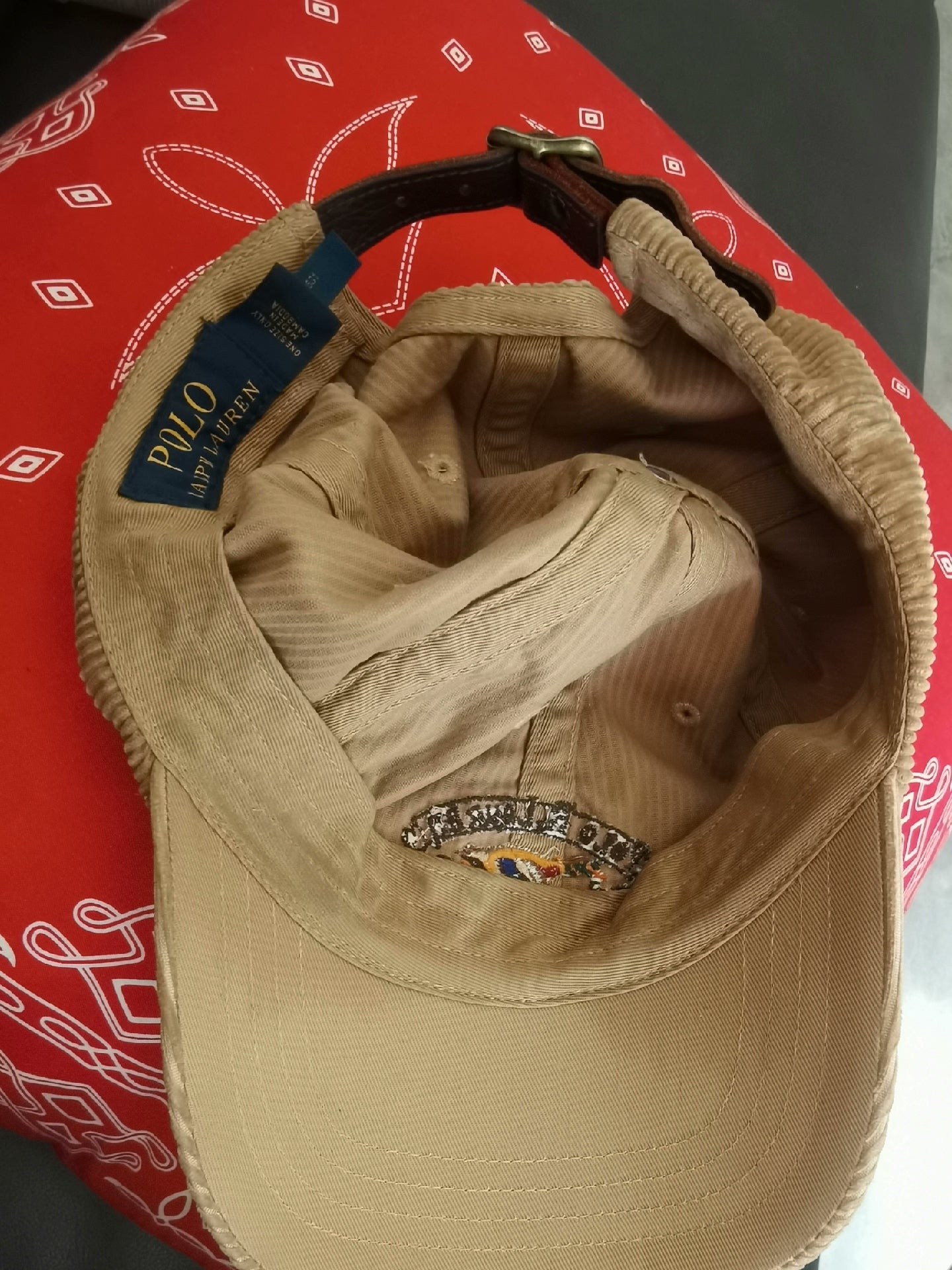 Ralph Lauren Duck Corduroy Cap
