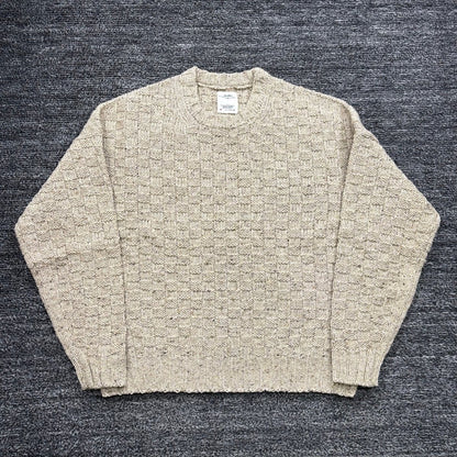 VISVIM 22AW AMPLUS CREW KNIT BEIGE