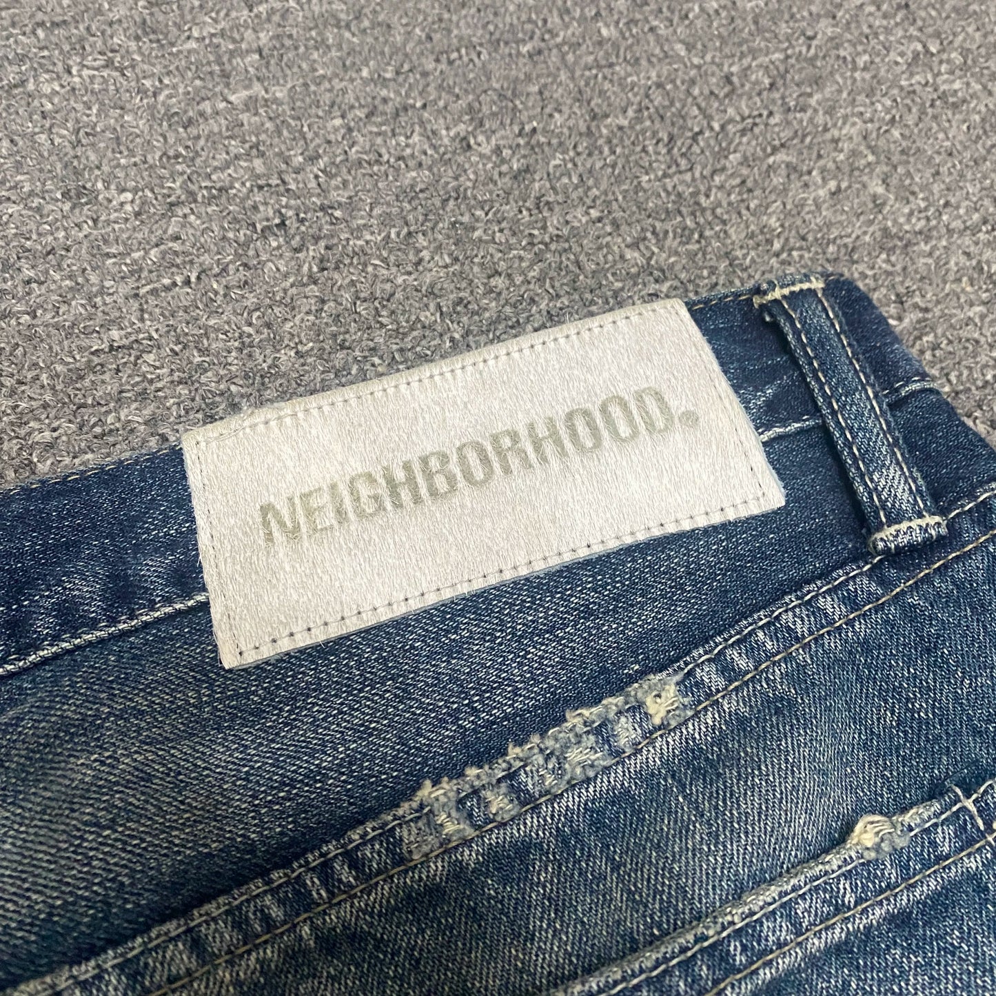 NEIGHBORHOOD 22SS Scratch Denim