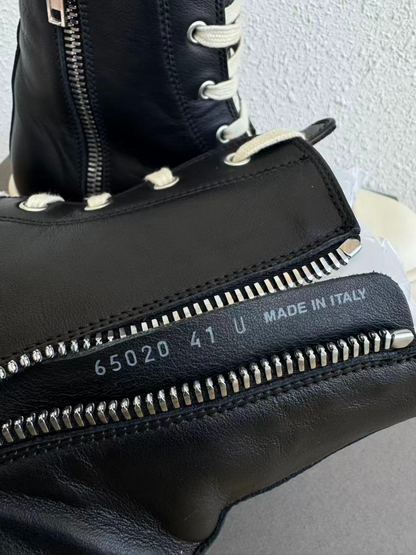 Rick Owens Platform High-Top Sneakers 24SS