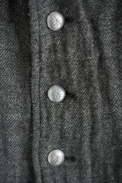 Yohji Yamamoto 05AW Pleated Silver Buckle Blazer
