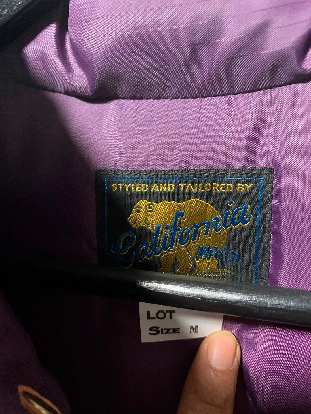 rainbow country leather down vest