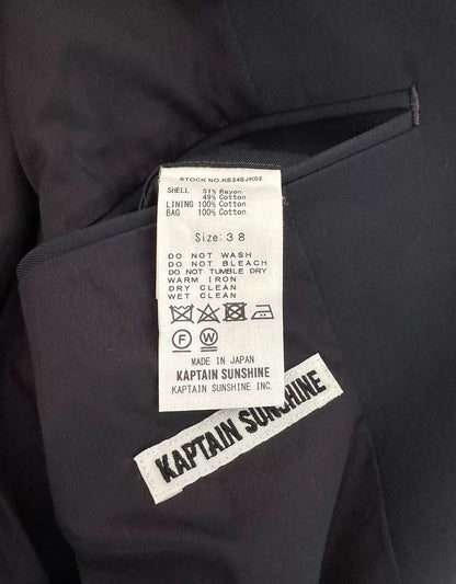 KAPTAIN SUNSHINE Harrington Jacket Navy Blue