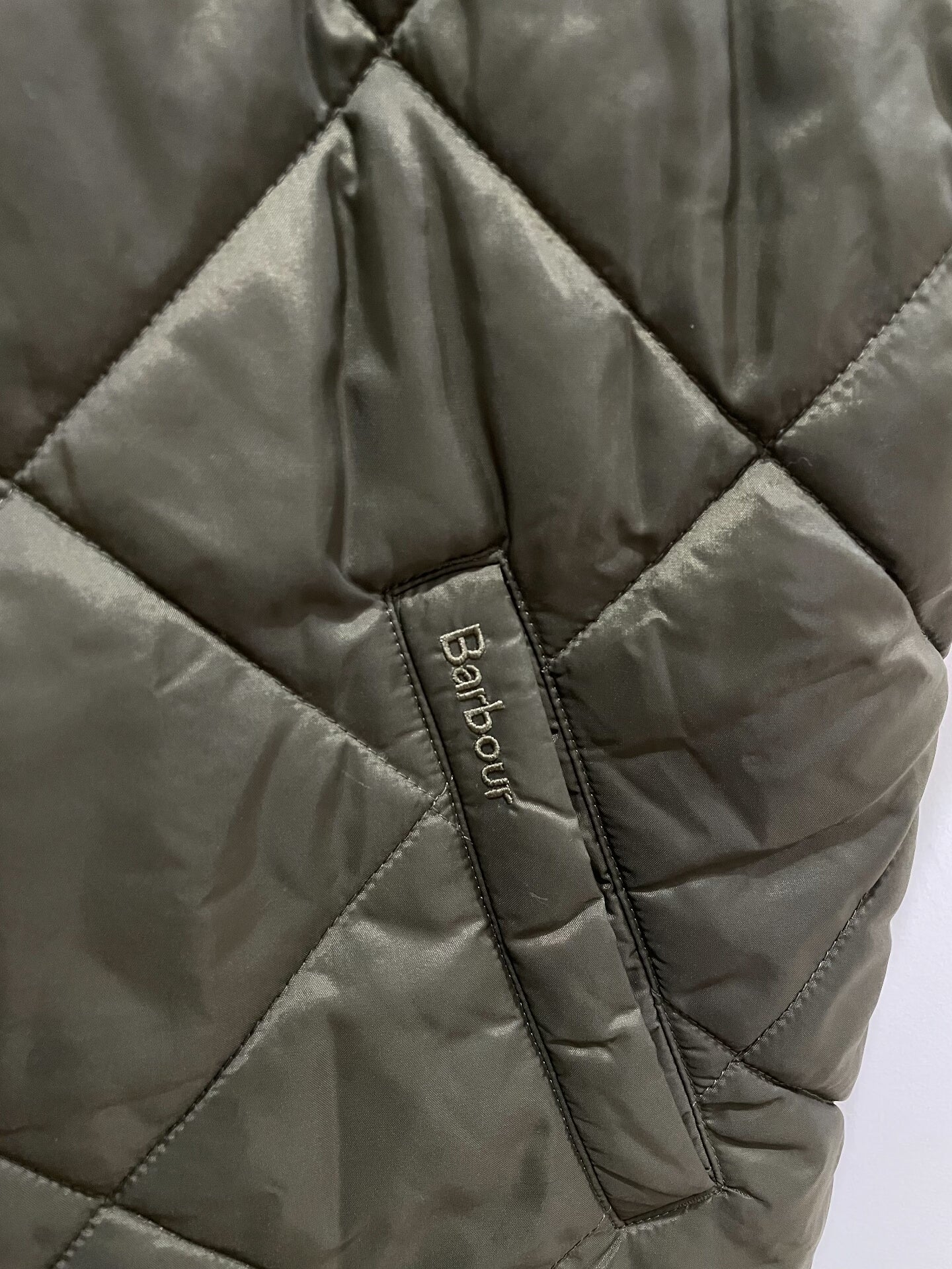 Barbour Finn Gilet in Olive Green