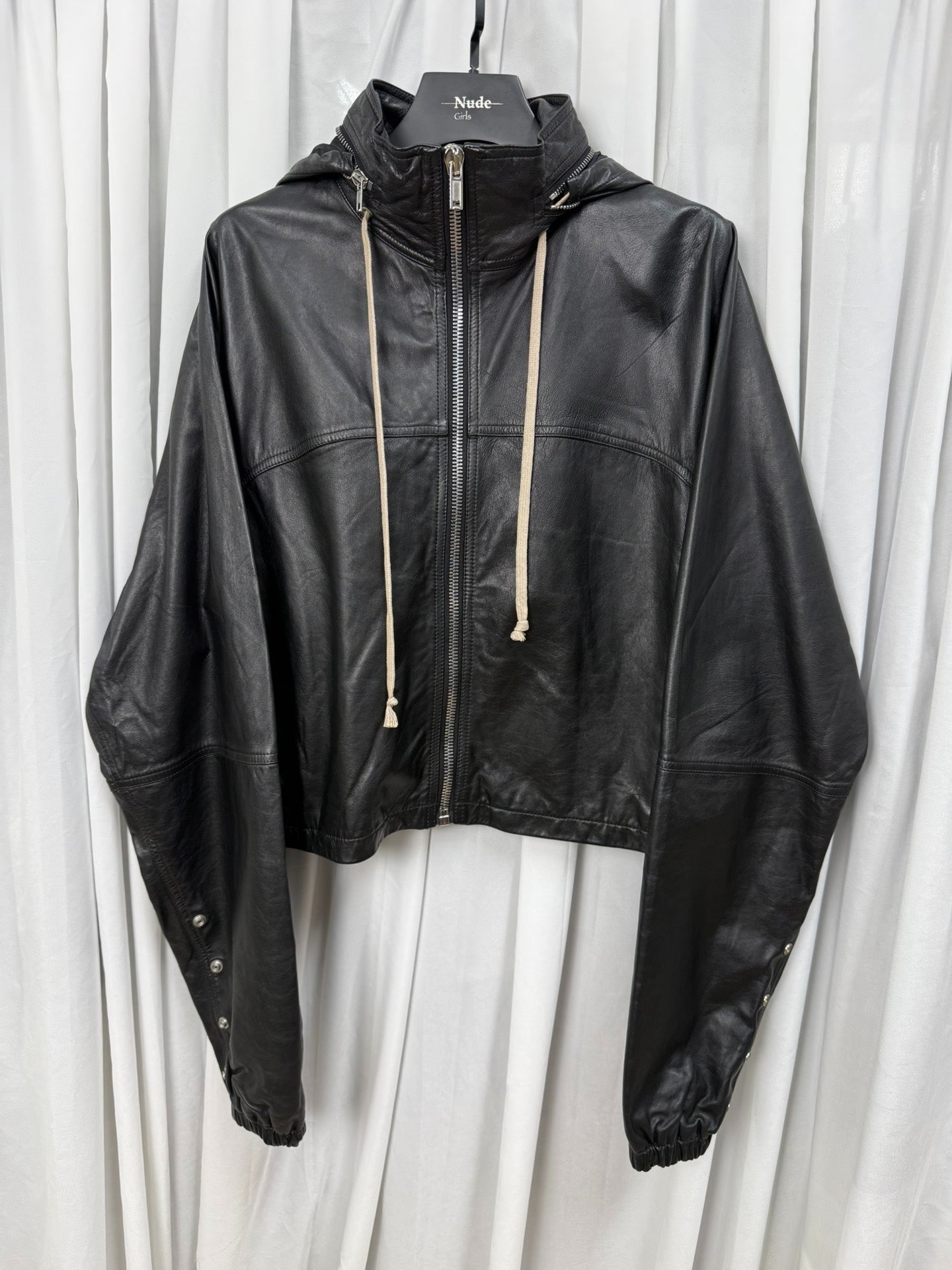 Rick Owens M65 Deconstructed Leather Jacket