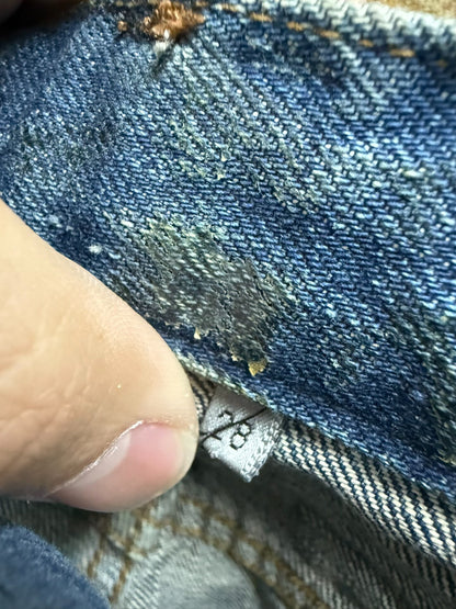 Dior Homme Waxed Denim Pants