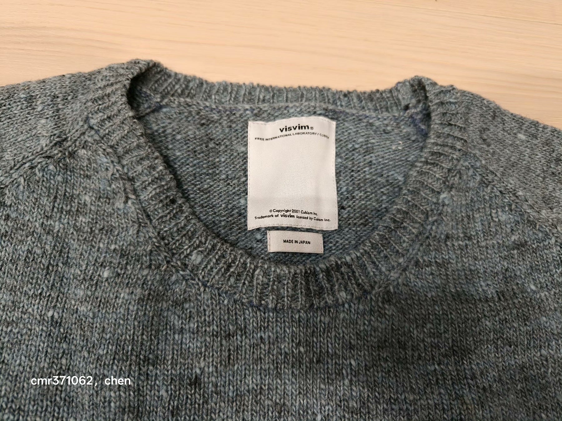 visvim 17AW COLLEGE KNIT L/S