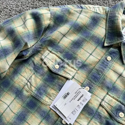 visvim PIONEER KHADI CHECK L/S